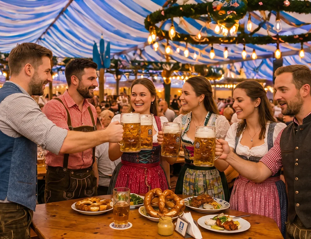 Prost auf dem Lindenberger Oktoberfest